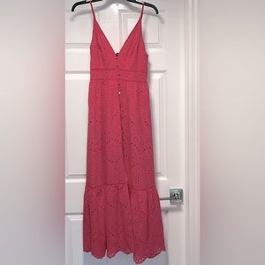 NWOT Rasberry Ruffle Dress